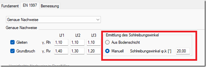 Blog:Gleitnachweis im Fundament