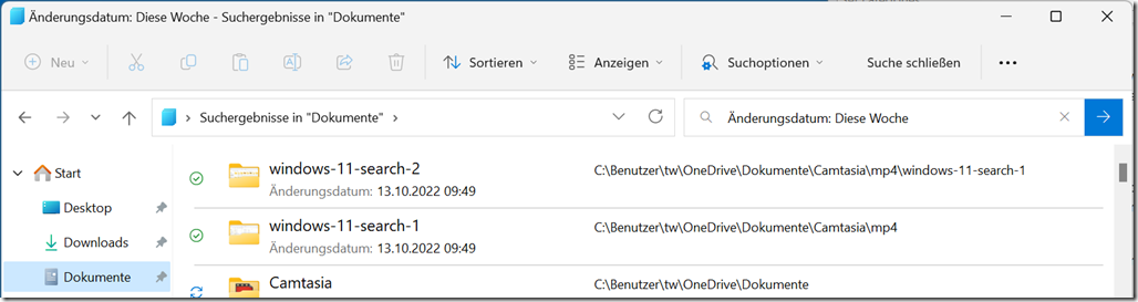 Blog:Dateien suchen mit Windows 11