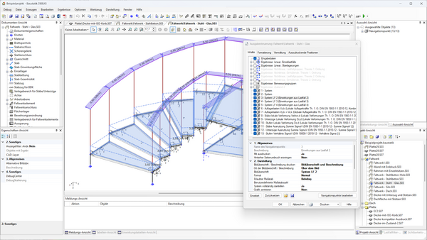 Baustatik Lernvideo: Beliebige Graphiken ausdrucken