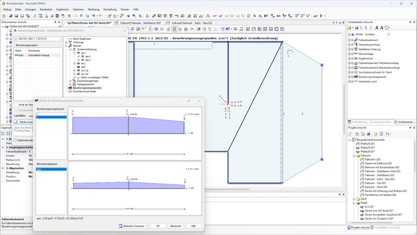 Baustatik Lernvideo: Bewehrungsmengen im Radius um einen Punkt ermitteln