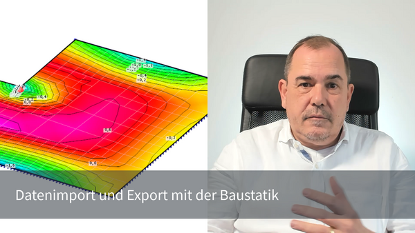Import und Export von Daten mit der Baustatik