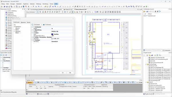 Farbdeckung und Sichtbarkeit von Texten beim DWG-Import einstellen
