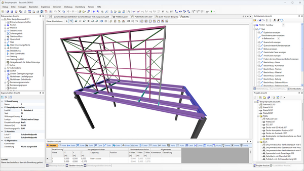 Baustatik Lernvideo: Die Echt-Ansicht und andere Ansichten der Baustatik