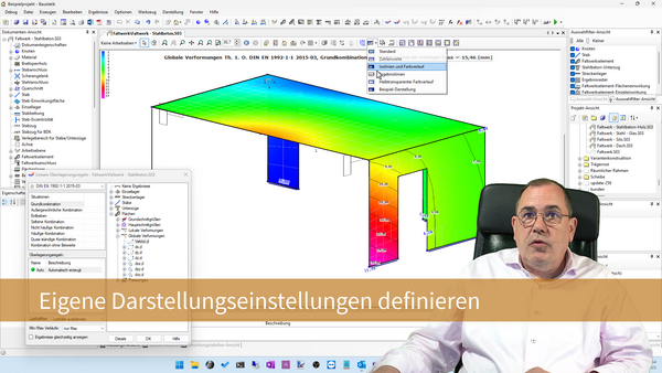 Eigene Darstellungseinstellungen ins Menü aufnehmen
