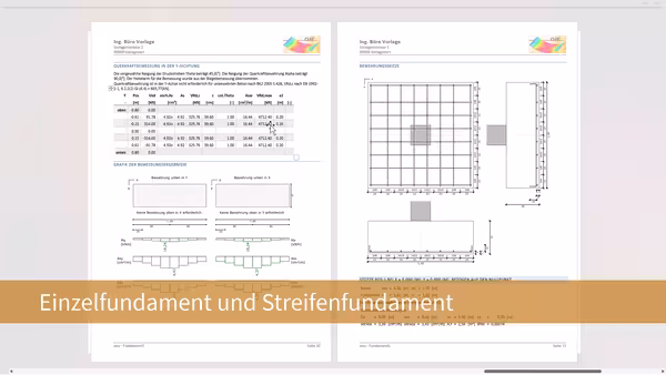 So definieren Sie ein Einzelfundament oder ein Streifenfundament