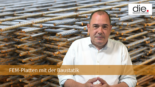 Baustatik Lernvideo: FEM-Platten mit der Baustatik