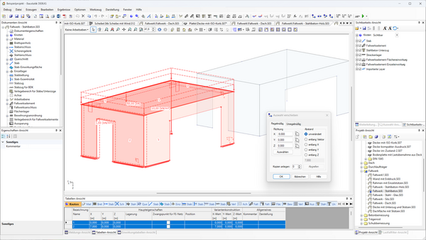 Baustatik Lernvideo: Geometrie-Operationen mit Vorschau-Funktion