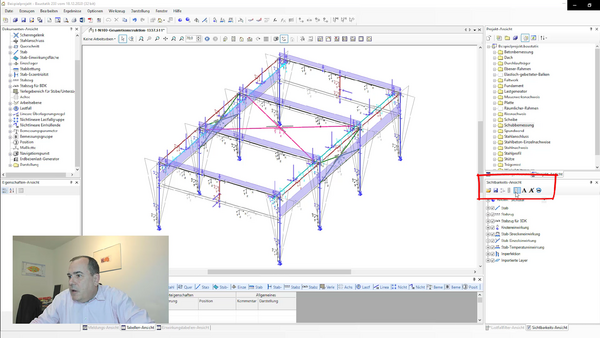 Baustatik Lernvideo: Neues bei der Sichtbarkeits-Ansicht
