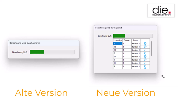 Baustatik Lernvideo: Neuer Fortschrittsmelder