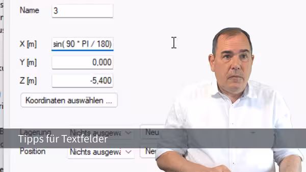 Tipps für Textfelder in der Baustatik