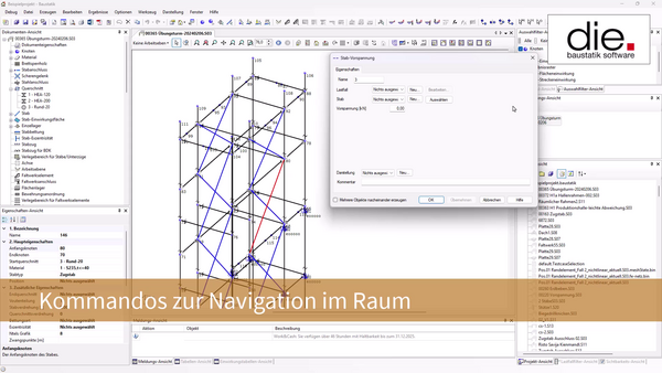 Vorspannung per Vorspannungs-Einwirkung definieren