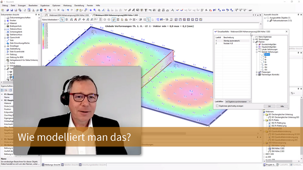 Baustatik Lernvideo: Wie modelliert man das?