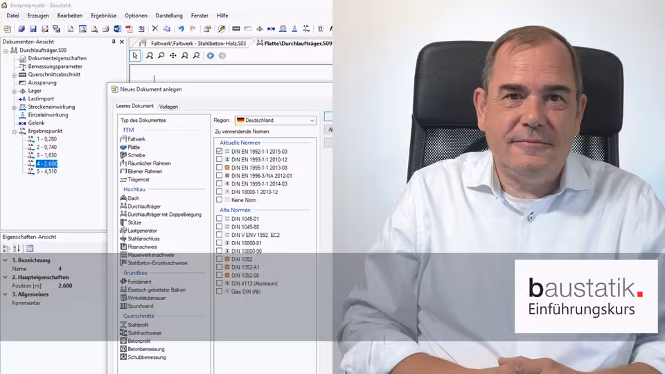 Einführungskurs in die Baustatik