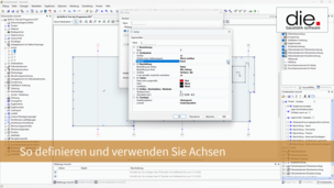 So definieren und verwenden Sie Achsen