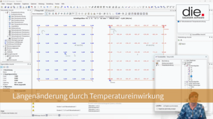 Längenänderung durch Temperatureinwirkungen in der Platte