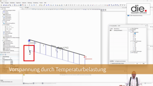 Vorspannung durch Temperaturbelastung
